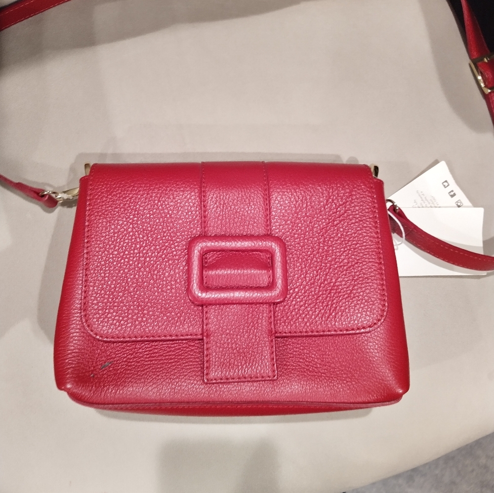 Red handbag Fiordaliso new with tags